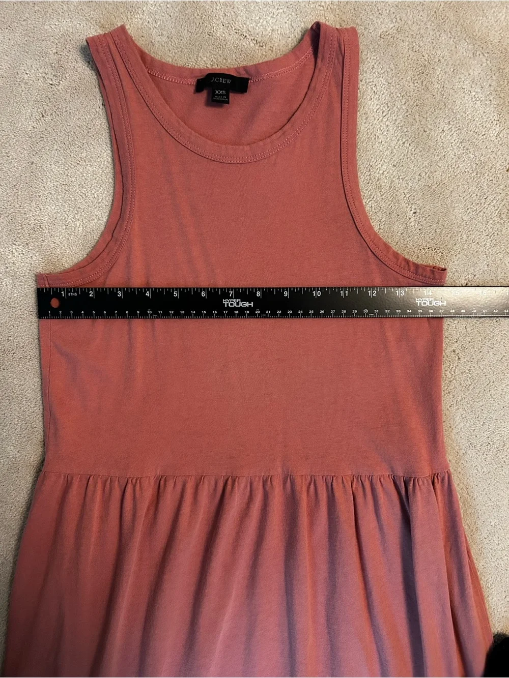 J. Crew Sleeveless Dusty Rose Maxi Dress